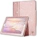 BENTOBEN iPad 2 Case, iPad 3 Case, iPad 4 Case, Glitter Sparkly Slim Lightweight Faux Leather Folio Folding Stand Smart Cover Stylus Holder Auto Wake/Sleep Protective Case for iPad 2/3/4, Rose Gold