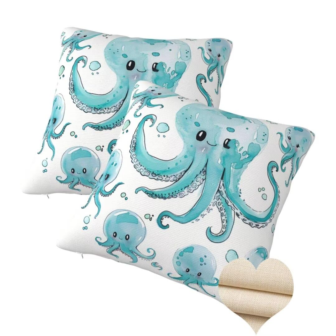 Funda Cojin 60 X 60 cm Fundas Cojines Dibujos animados Cojines Cama Decorativos Juego de 2, Lindo Funda de Almohada Lumbar Cuadrado Cojines Sofa para Sala de Estar Dormitorio Decoracion Hogar-xh153