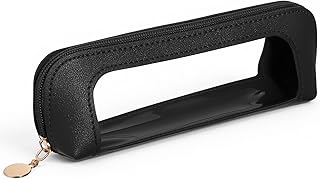 Larrel Pequeña bolsa de maquillaje transparen...