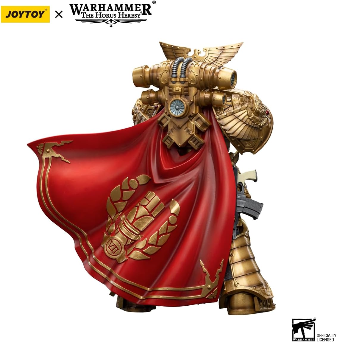 JoyToy Warhammer 40K Space Marine Genuine License 1/18 Imperial Fists Rogal Dorn, Primarch of The Vllth Legion 7.08in Action Figure Kits