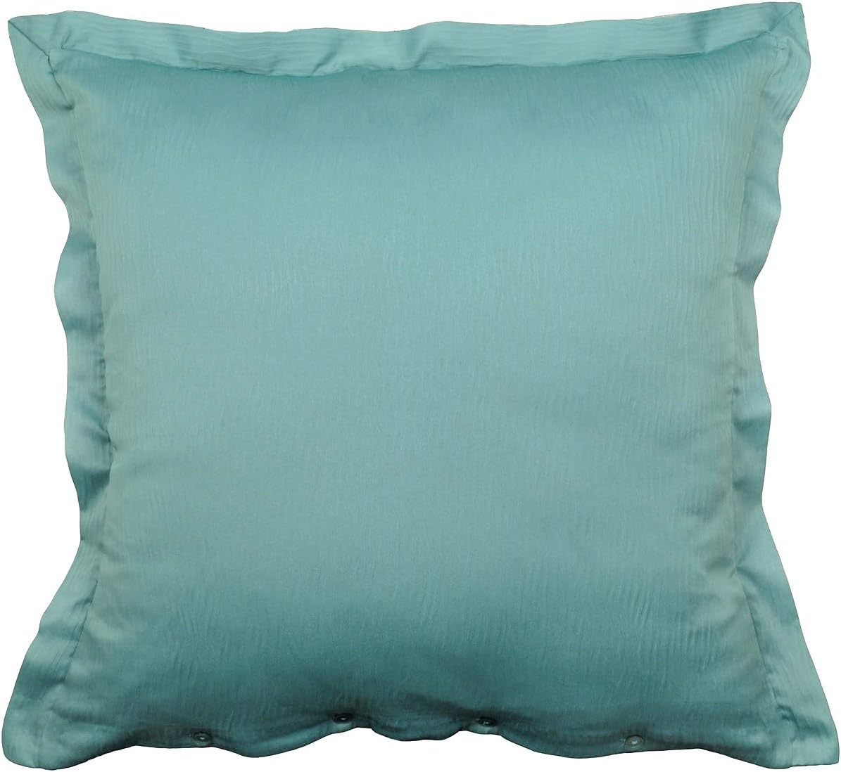 Rose Tree Placio European Pillow Sham 26 in X 26 in Seafoam