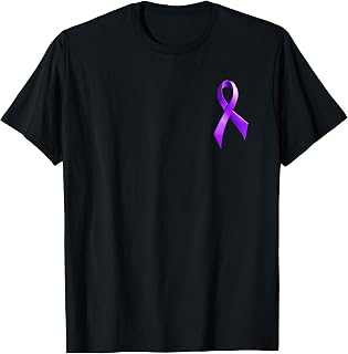 Salivary Gland Cancer Purple Ribbon T-Shirt