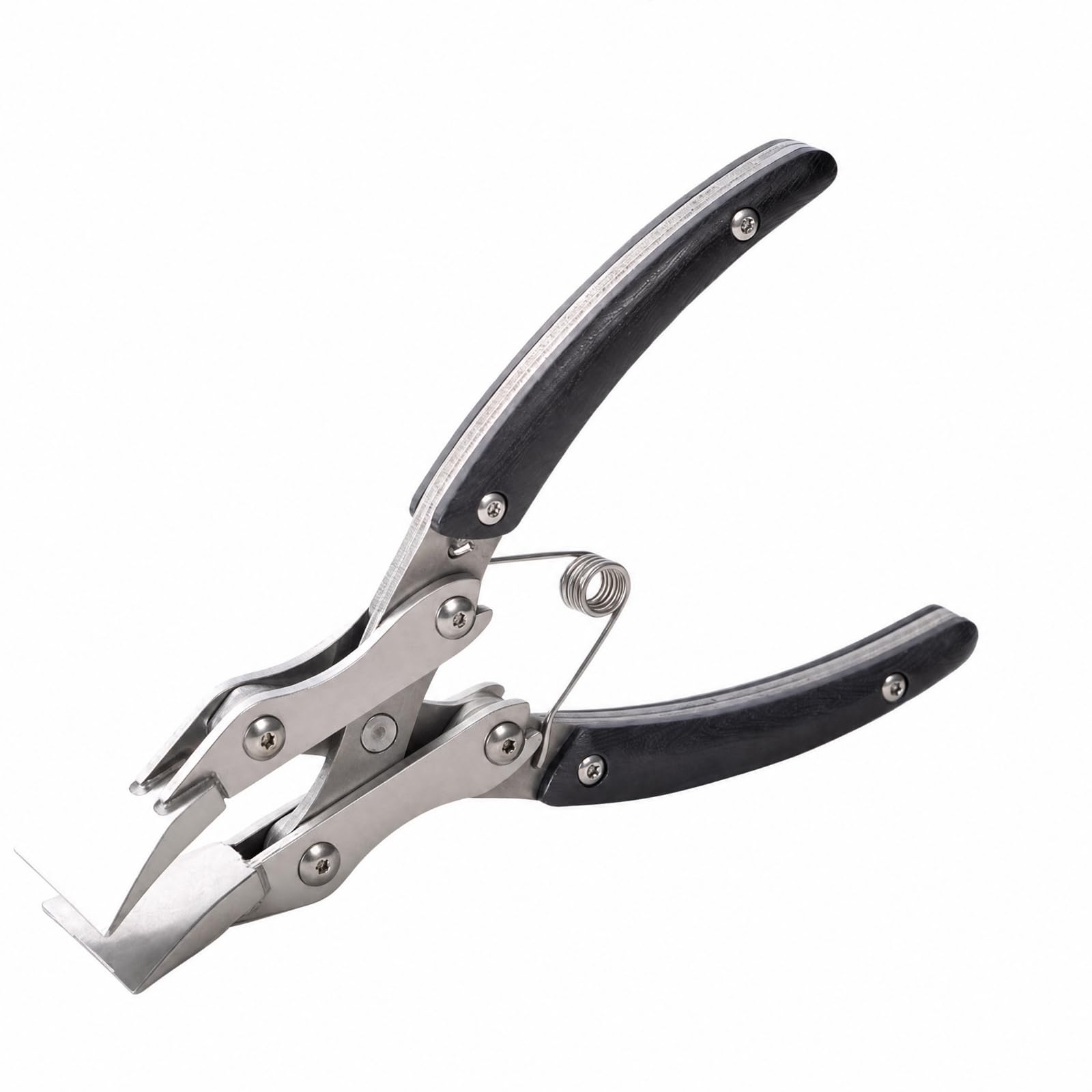 Milageto Herramienta para Prensar y Estampar Resisn, pinza Acero Carbono para, Compacto, pinza Manual con Mecanismo retroceso por,