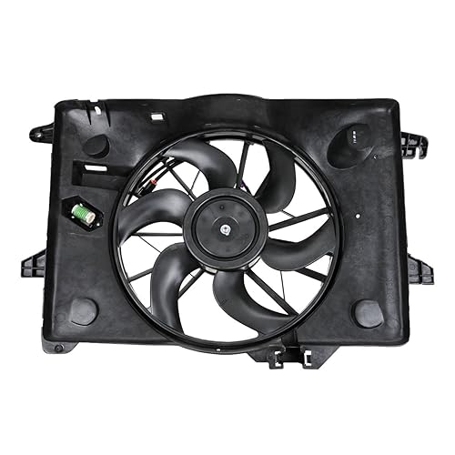 Vista 227 de TRQ Conjunto de ventilador de refrigeración dual compatible con Infiniti EX35 2009 FX35 FX50 2007-2008 G35 2008-2013 G37 2012-2013 M35h 2014-2015