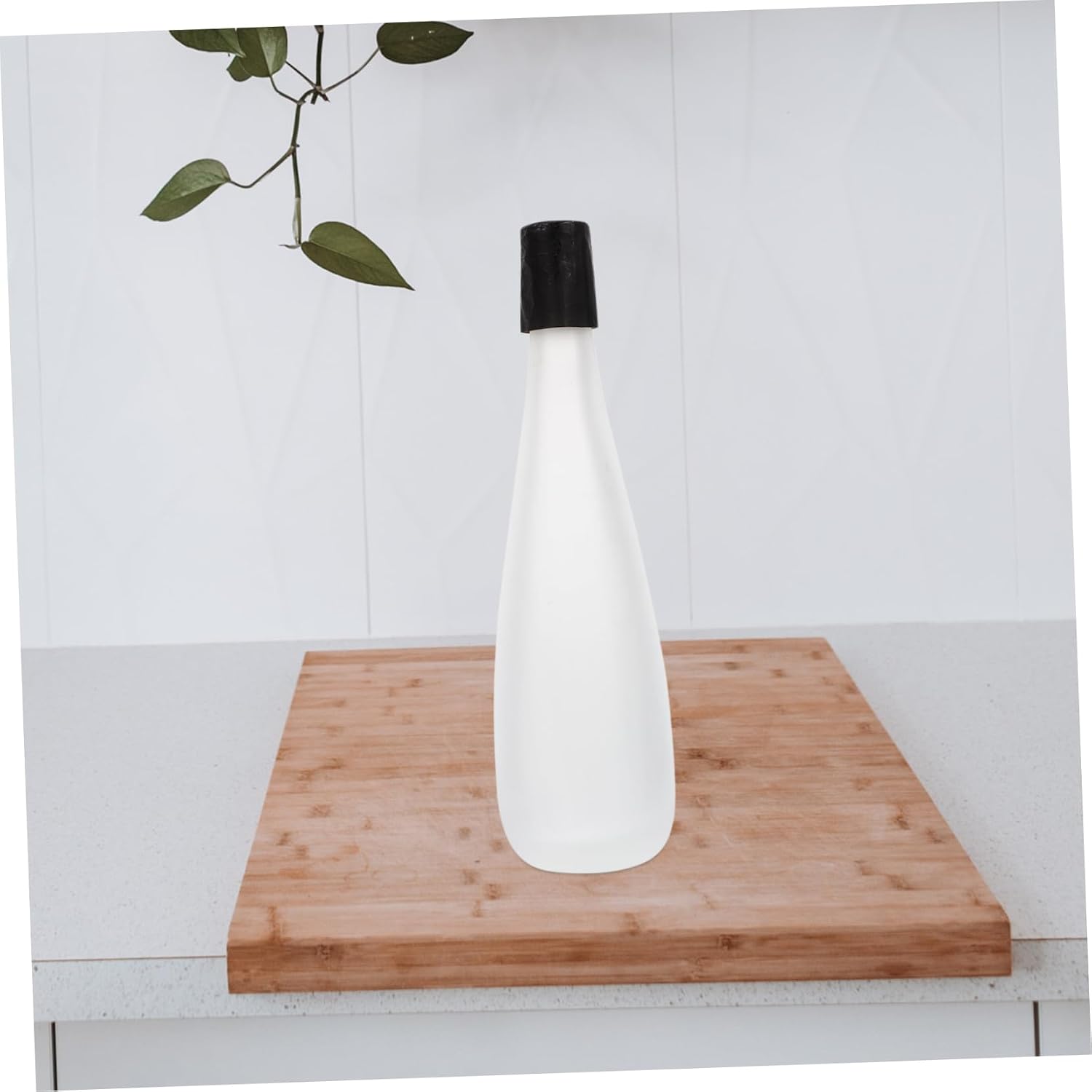 Ciieeo 1Pc Frosted Sealed Wine Bottle Empty Brewing Bottle for Fruit Wine Rice Storage and Beverage Crafting White Includes Packaging Box