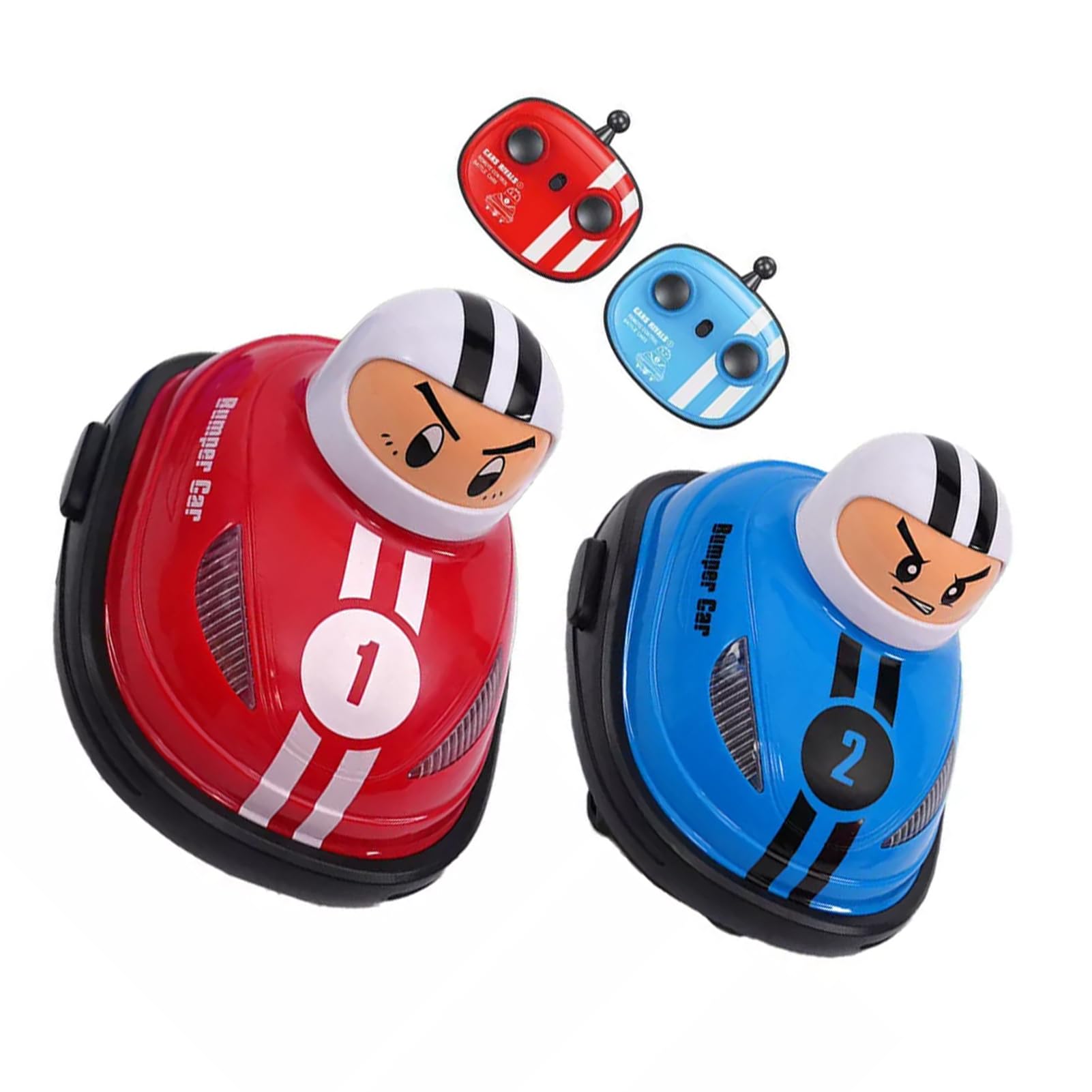 Juego de Coches de Juguete con Control Remoto, duelos Parachoques para Carreras rápido, Juega Cabeza A Cabeza, Pelea con un Amigo y Juega para Ganar