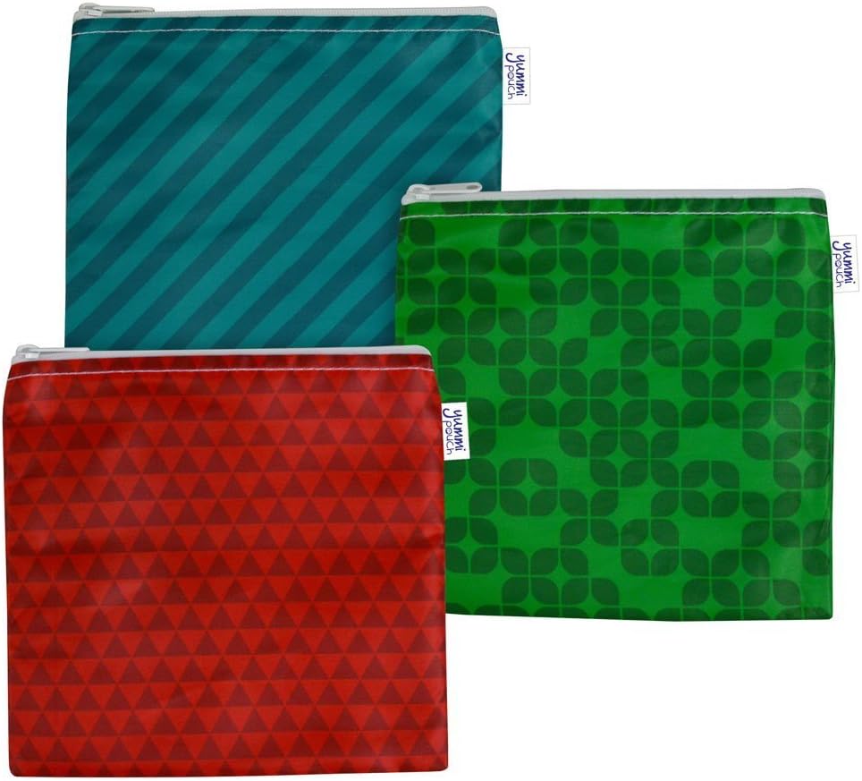 Cloth Sandwich Bags - Set of 3 - Yummi Pouch (Jewel)
