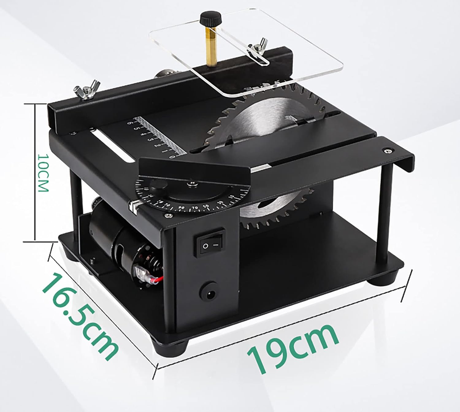 Precision Table Saw,0-90 Angle Cut Portable, Adjustable Multifunctional Table Saw, 33mm Cutting Depth, Woodworking Cutting Machine for DIY Woodworking