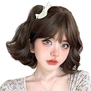 Amazon.co.jp: 原宿風 GAL系 ウィッグ ボブ ショート カール