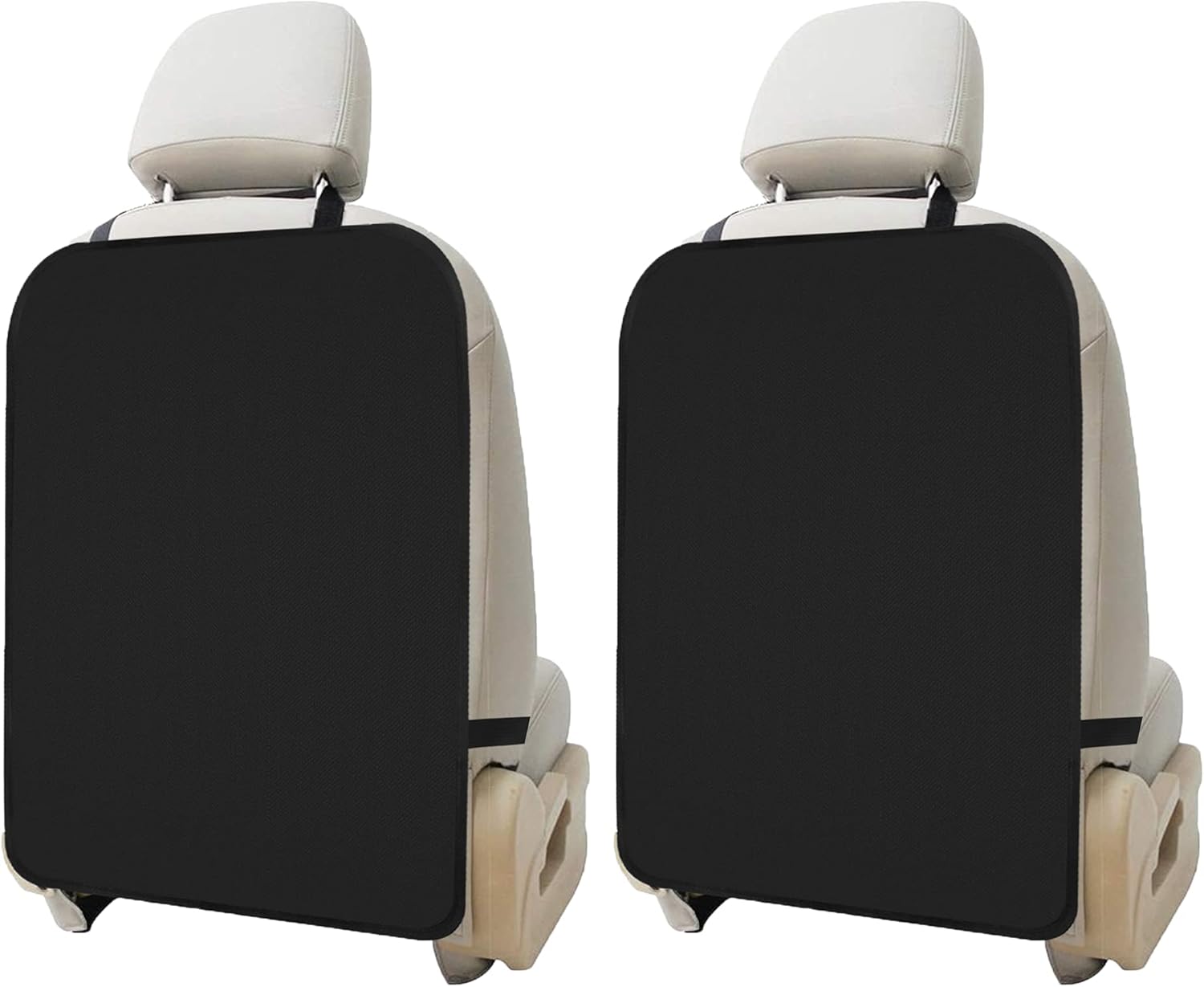 BUG HULL 2 Pack Car Seat Back Protector, Premium Kick Mats with Oxford Fabric for