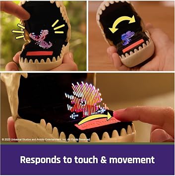 Bitzee Jurassic Interactive Dinosaur Toy, 25 Dinozor, İnteraktif Sanal Bebek Dinozor Yetiştir