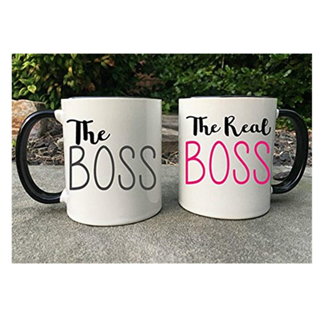 The boss Mug,The Real boss Mug,Couples Mugs Set,His her Gifts,Couples Gifts,for him and her