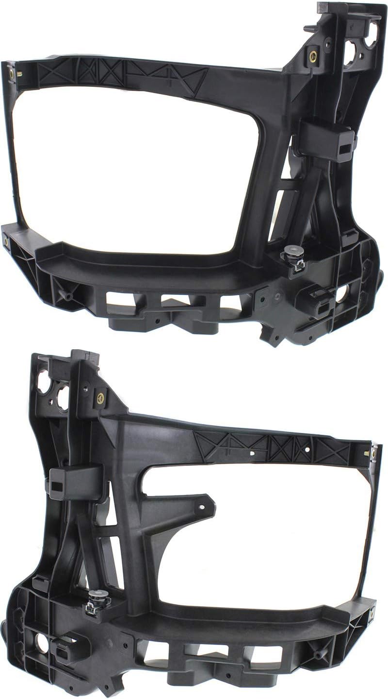 Evan-Fischer Radiator Support Compatible with 2013-2018 Ram 1500 Headlamp Mounting Driver and Passenger Side