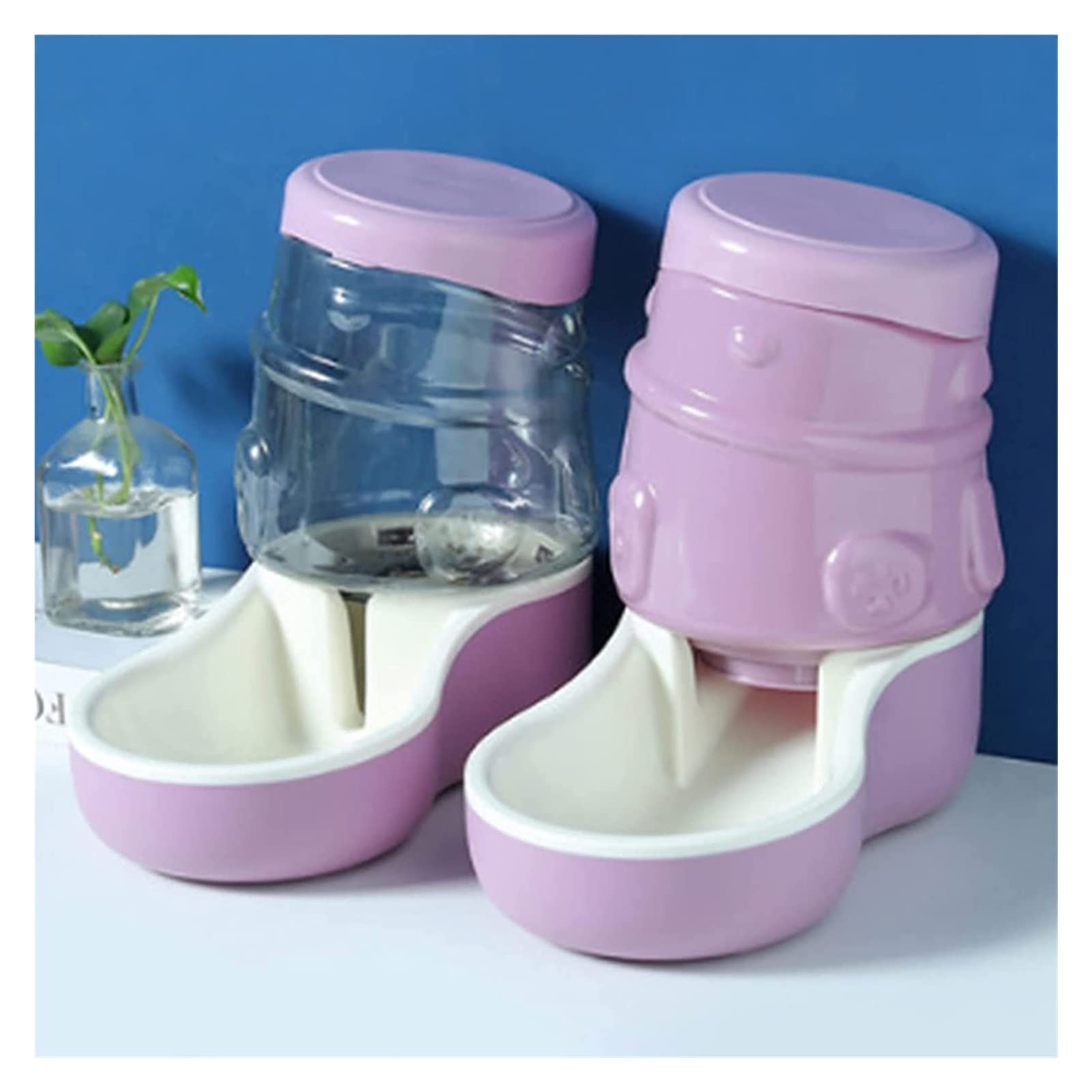 Fountain Automatic Pet Food Feeder and Water Dispensers Set Dog Feeder and Cat Water Dispenser 3 2L Gravity