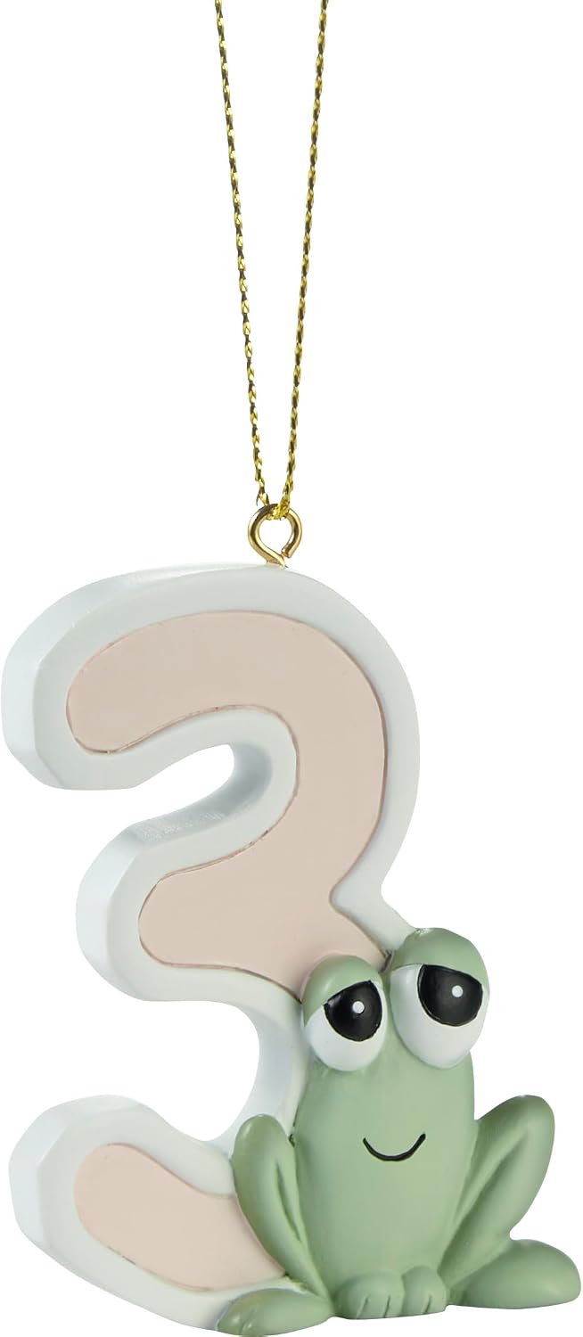 Precious Moments 231502 This Year You’re Three Resin Ornament