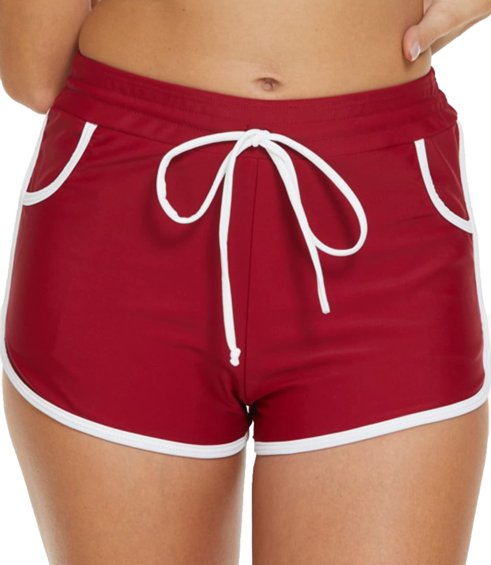 Women's Board Shorts Swimsuit Sporty Beach Summer Pocket Mesh Lining Inside-image-35