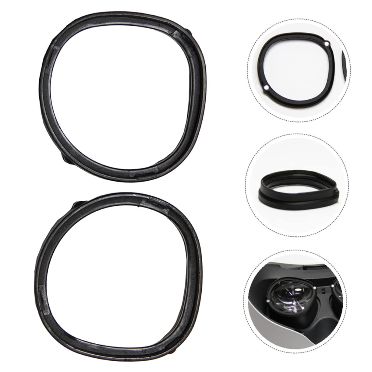 Artibetter 6pezzi Anelli Anti- Per Occhiali Vr Compatibili Con Accessorio Morbido Per Gioco Senza Luce Invasiva Protezione Lenti e Comfort Ottimale