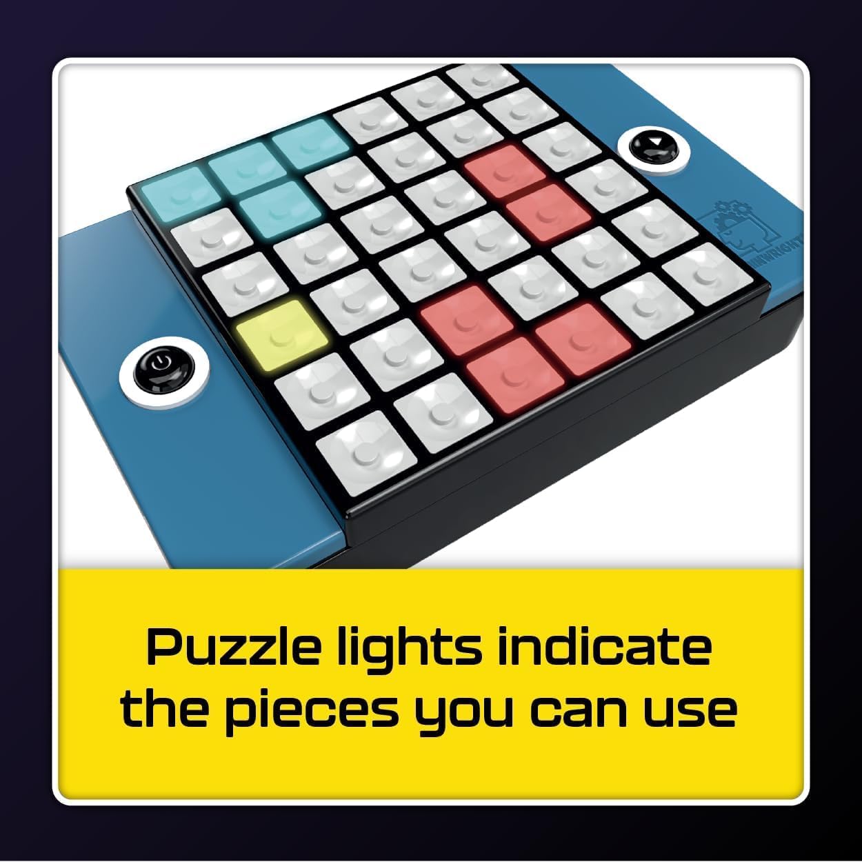Brainwright - Puzzle Bright - Interactive Light-Up Brain Teaser with 300+ Challenges
