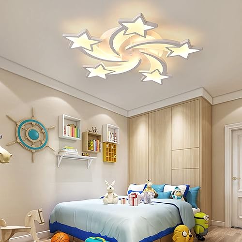 Miniatura 2 de Qcyuui Lámpara de techo moderna, lámparas de techo regulables de 25.6 pulgadas, lámparas de techo de montaje empotrado, lámpara de techo de acrílico