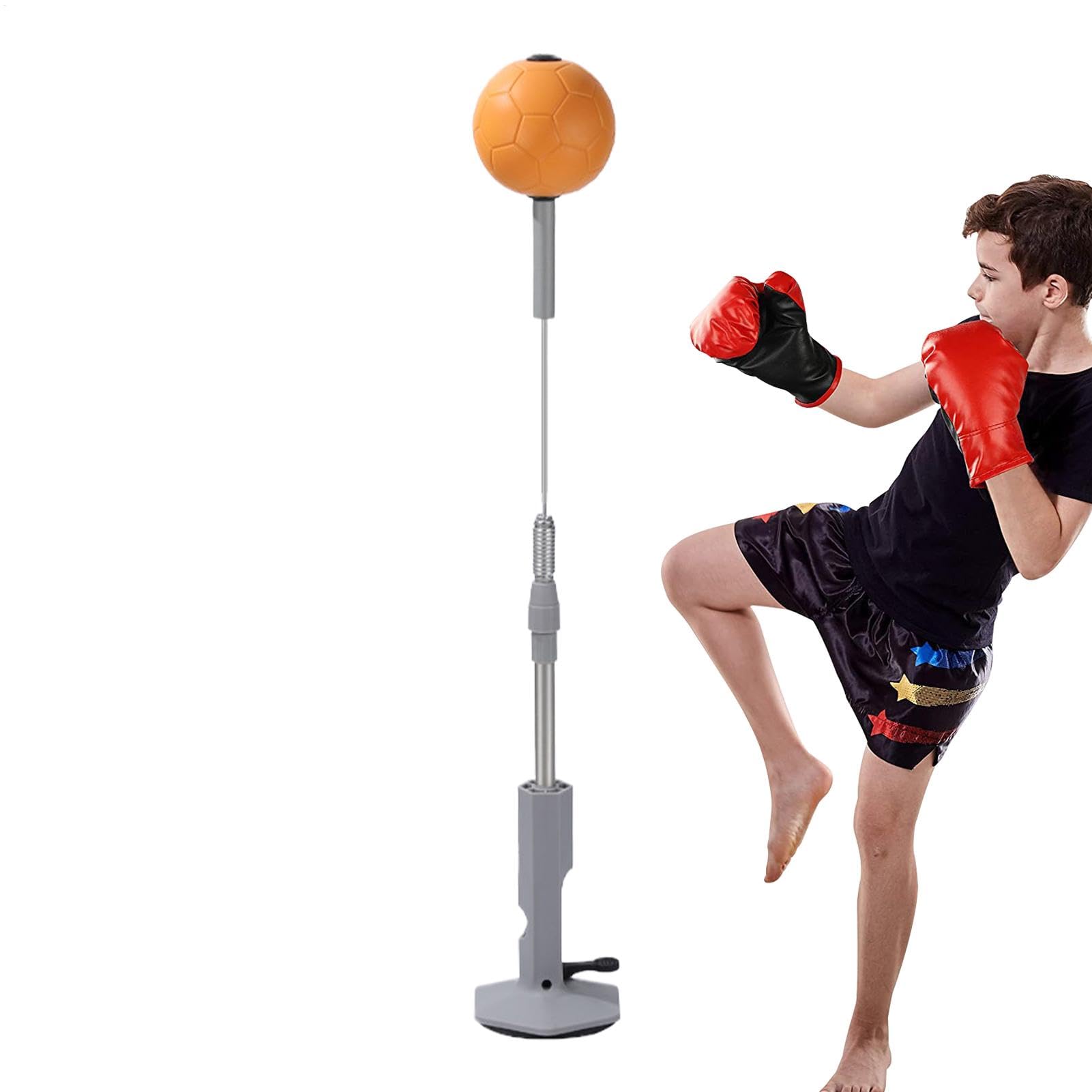 Sacco Reattivo Potente con Altezza Regolabile | Sacco Reattivo per Allenamento Pugilato Fitness Esercizio Velocità Riflessi Reattività Palestra e Casa Domestica