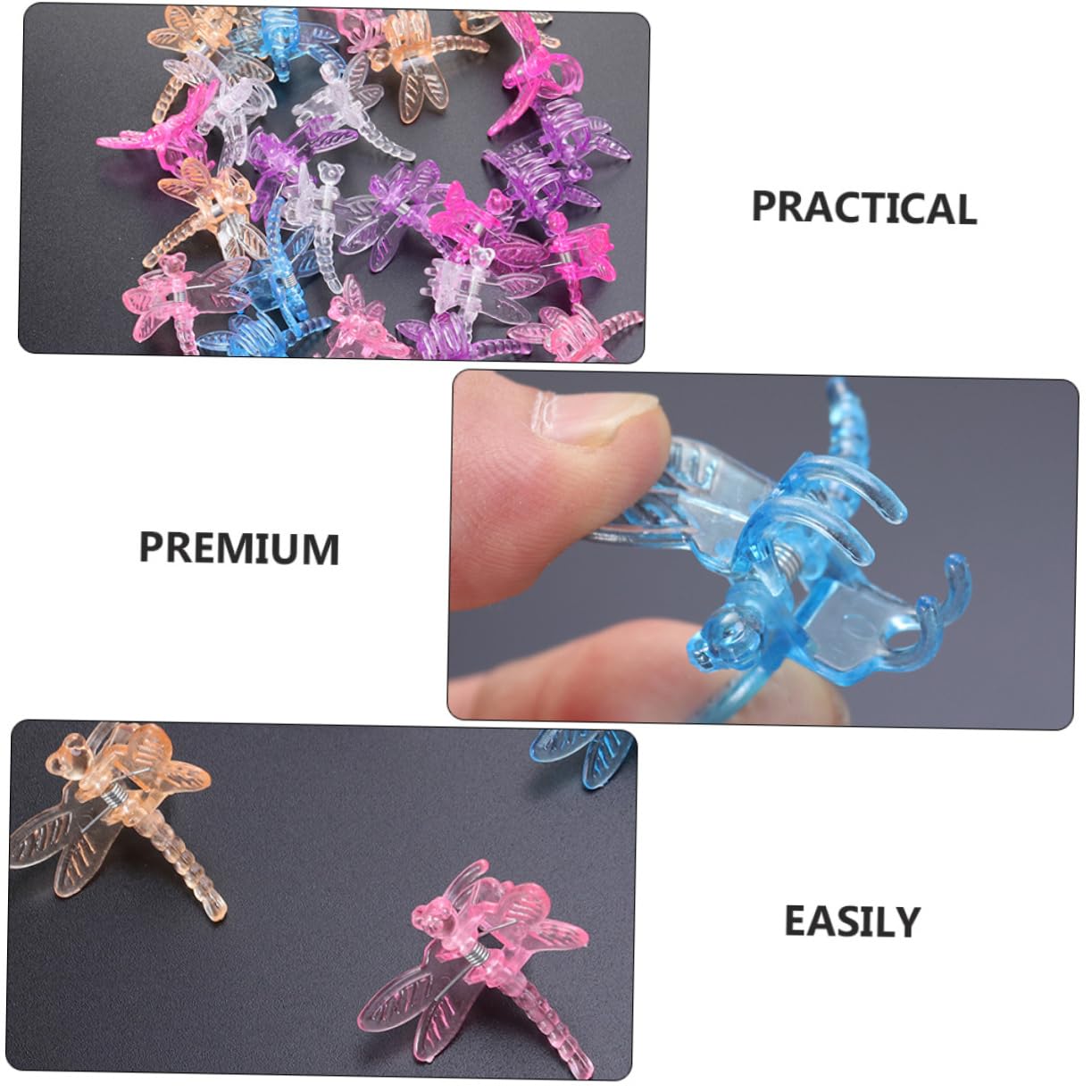 ifundom 2 Sätze Gartenclips Pflanzenclip Garten-orchideen-Clip Orchideenstielclips Gartenpflanzenklammern Drinnen Reben Anlage Orchideenklammern Orchideen-blumenclip Plastik 60 Stück * 2