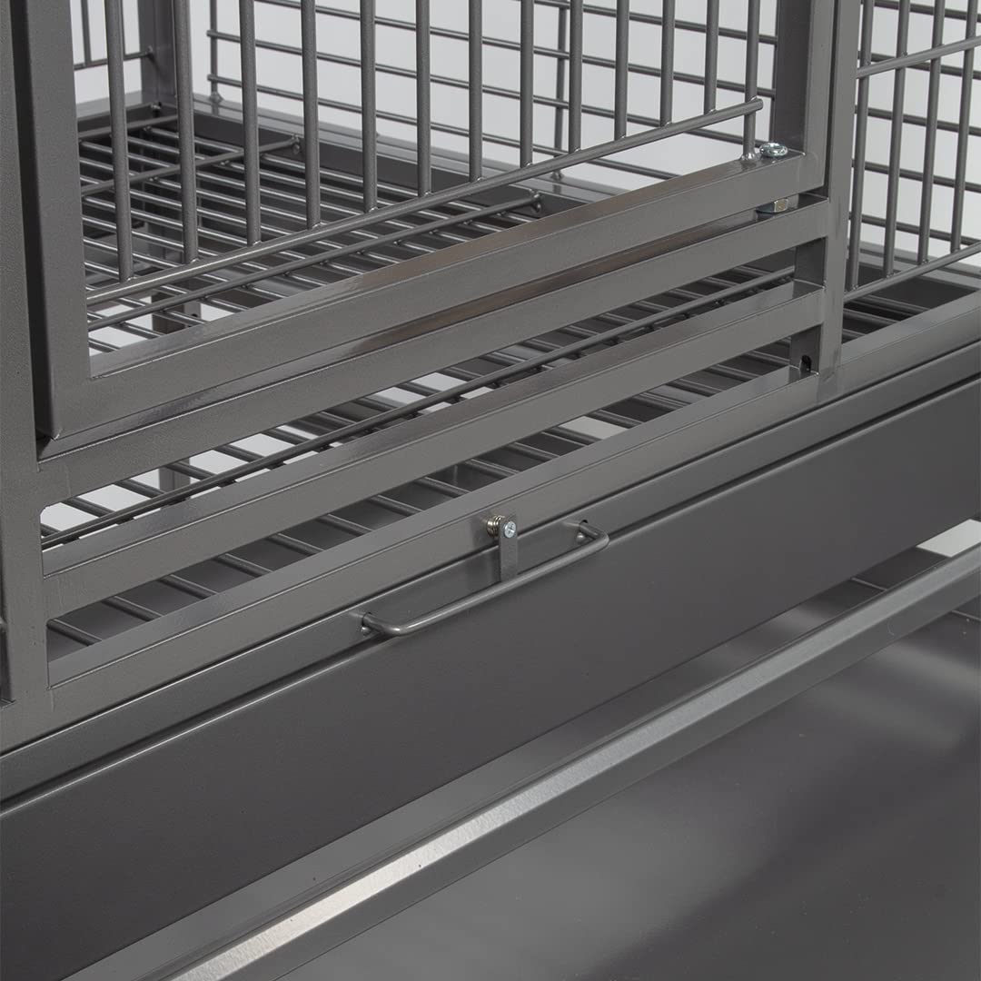 Montana Cages | Castell Nova Play - Antik | XXL Papageienkäfig | 120 x 95 x 196 cm