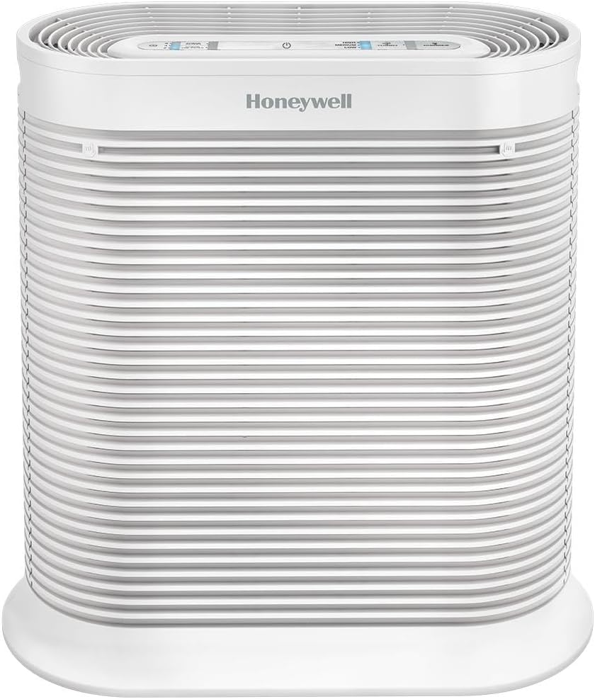 HPA300 HEPA Air Purifier, Airborne Allergen Reducer for Large Rooms (465 sq ft), White - Wildlfire/Smoke, Pollen, Pet Dander, and Dust Air Purifier