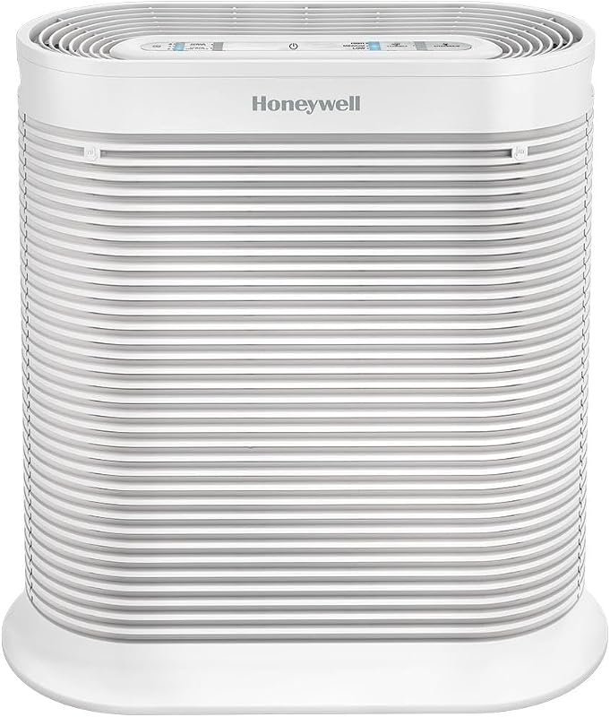 Honeywell AllergenPlus HEPA Air Purifier for Home, 2250 Ft² Rooms in 1 hour, Reduces Allergens, Dust, Pollen, Smoke, Pet Dander, Odors, White, HPA304