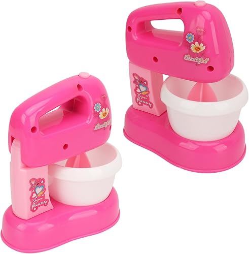 Miniatura 6 de Mixer Kitchen Toy High Simulation Rotating Function Pretend Kitchen Appliance for Kids Boys Girls Ages 4 8 Years Old Pink ABS Plastic Includes