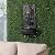 XBrand 30 in H Fiber Resin Wall Buddha Zen Outdoor Garden Water Fountain w/Warm LED Light, Black