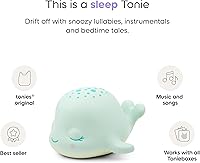 Vista 4 de Tonies Sleepy Friends: Canciones de cuna del océano - Figura de juguete de audio con ballena soñolienta
