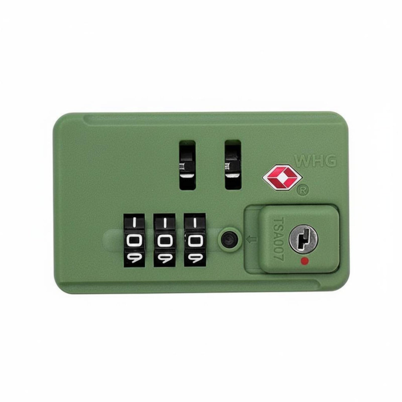 STYLEHEAVEN Keyless Convenience Airport Security Approved Combination Lock Clear-View Dials Dials Built-in Luggage Lock Inspection Indicator Travel Accessory for International Travelers, Grass Green|-picture-27