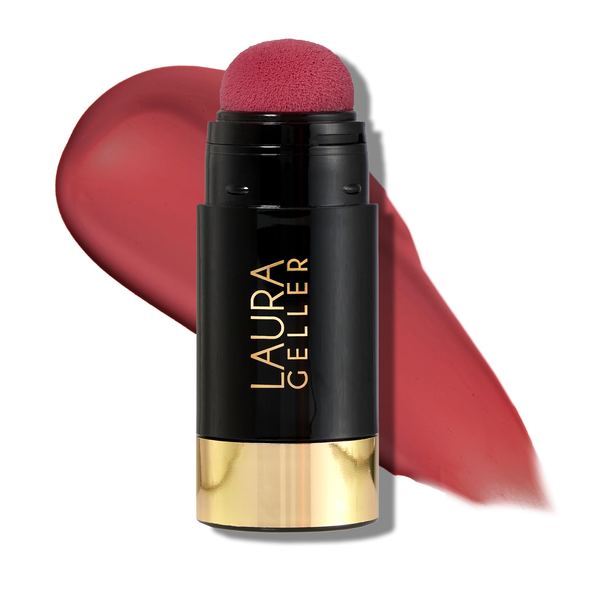 – LAURA GELLER NEW YORK Serum Blush Tint (Blushing Berry) - Hydrating, Long-Lasting Liquid Blush with Hyaluronic Acid for Plump, Rejuvenated Cheeks and a Natural Finish