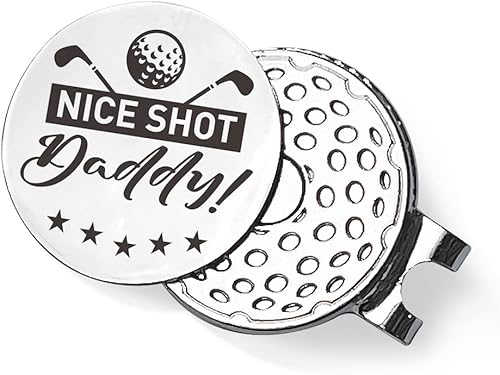 QVUXZ Papa Dad Golf Ball Marker Gifts, Dad Grandpa Golfing Gifts from Daughter Son Kids, Golf Birthday Fathers Day for Dad Grandpa, Grandpa Dad
