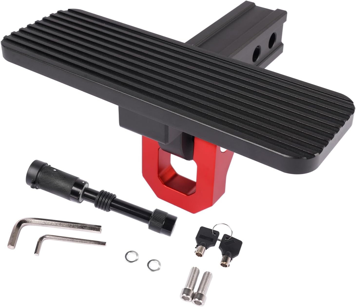 Trailer Hitch Step 45,000 lbs Max Breaking Strength for 2 Inch Receiver with 3/4" D-Ring Shackle Replacement for Pickup Truck Car SUV Mustrod