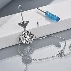 Dletay Pulsera De Urna Para Cenizas Pulsera De Cremación Pul | Envío Gratis