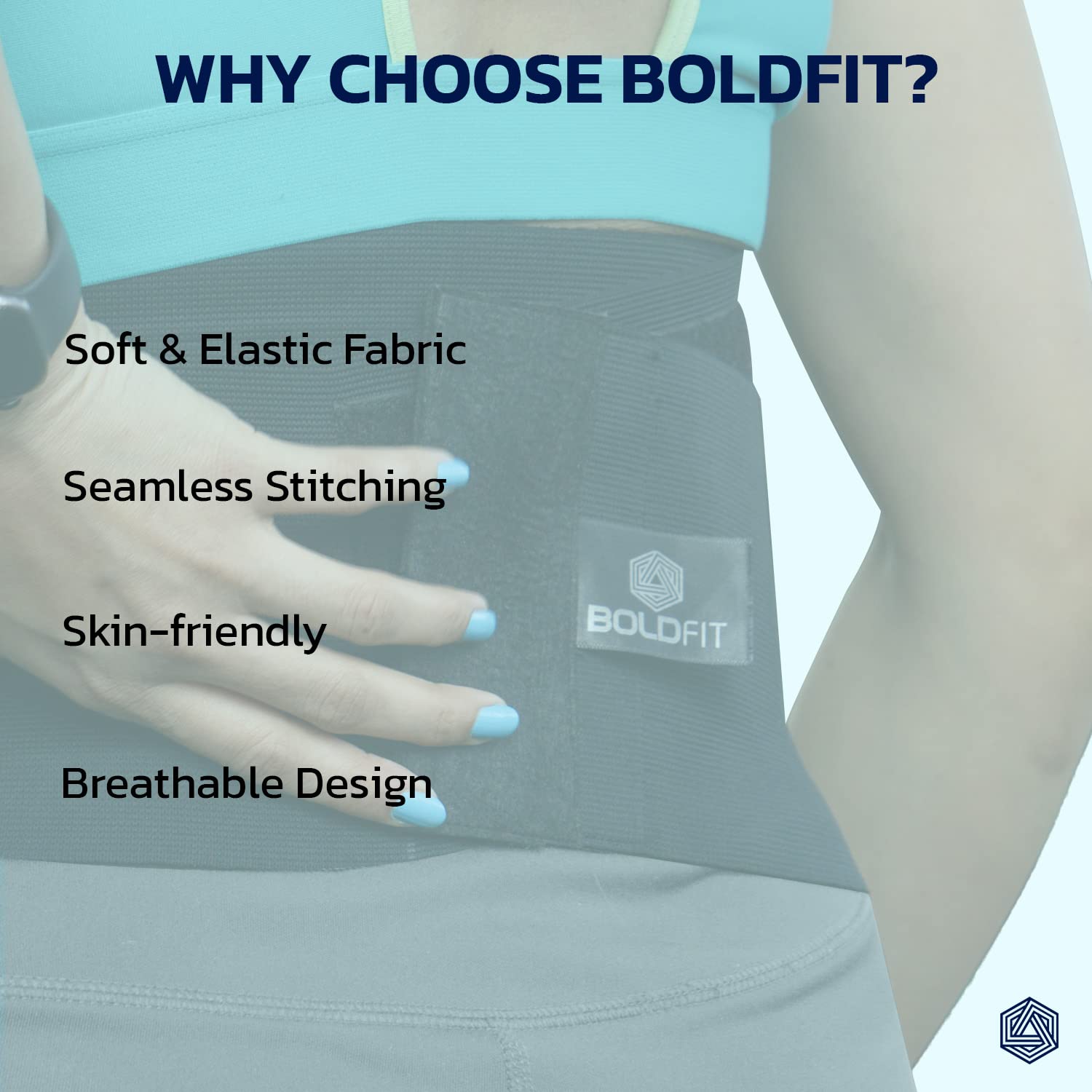 Boldfit Postpartum Belt After Delivery - Slim Abdominal Belt for Women, Maternity Tummy Slimming Belt - 5 Meter - Image 7 thumbnail