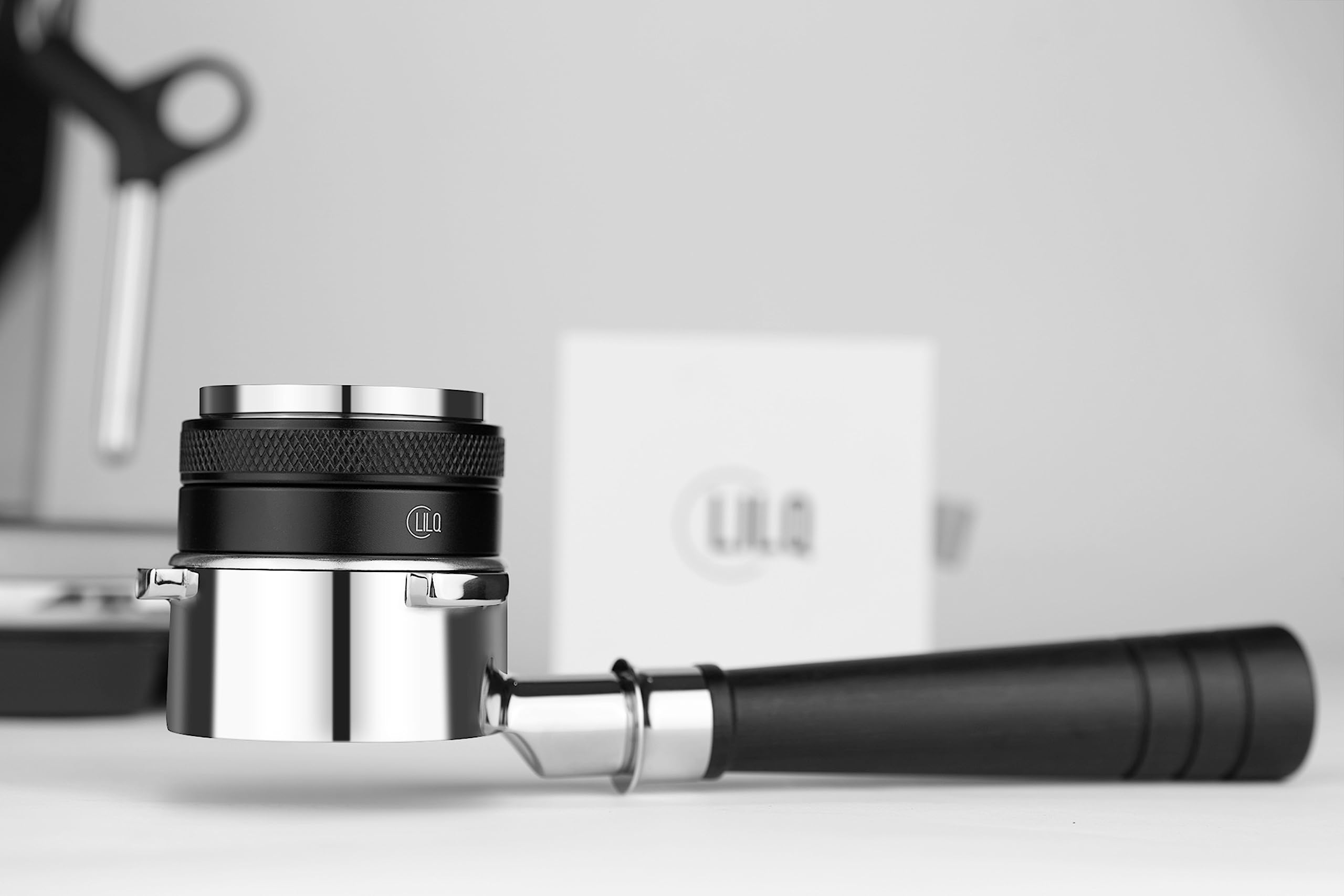 LILQ 53mm Coffee Distributor Tamper |Adjustable Depth | Double Heads Portafilters Leveler | Compatible with Breville 54mm Portafilters | Coffee Espresso Distributor Tamper Tool