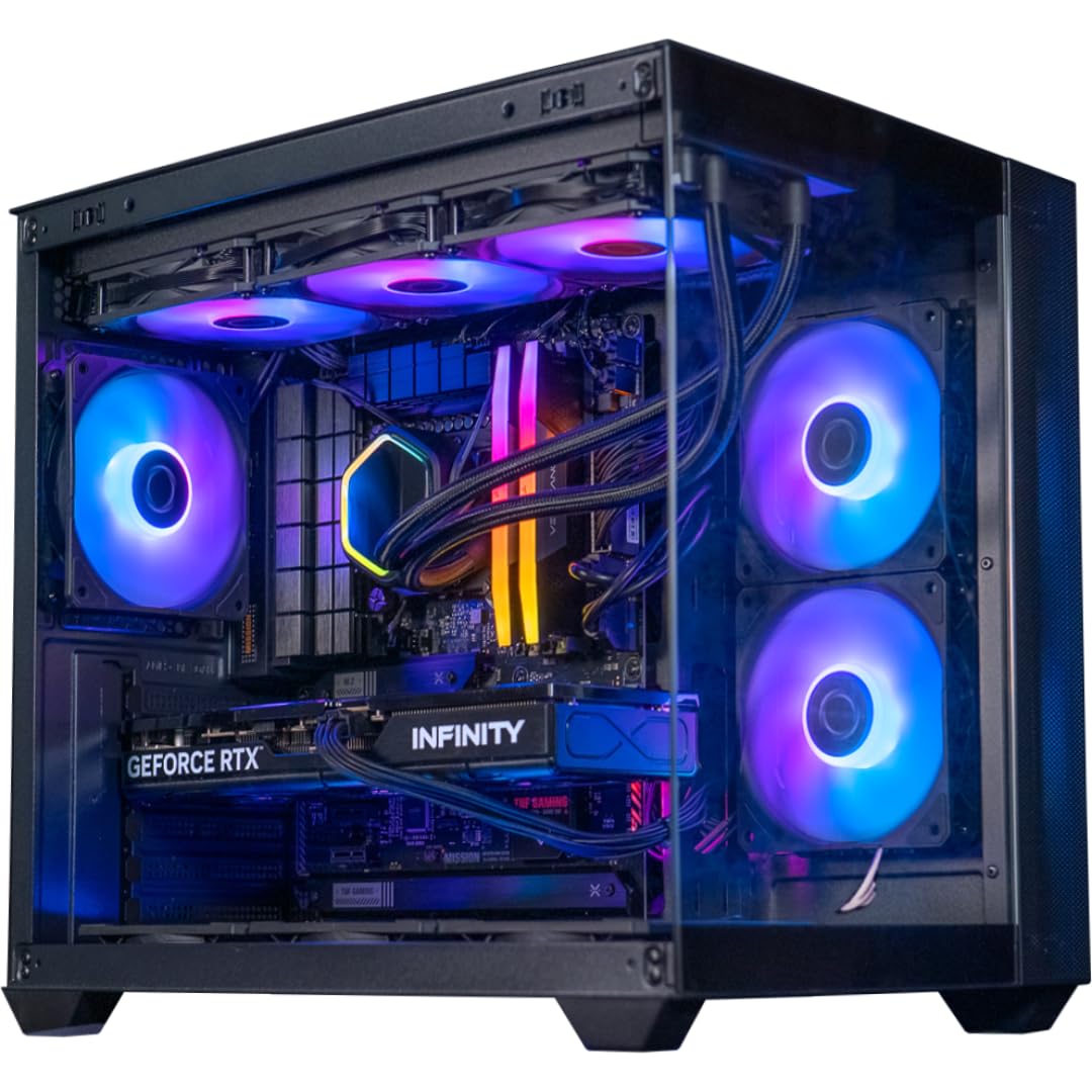 FlowUP Ordinateur Gaming RTX 5070 12 Go • i5-14600KF 32 Go DDR5 • Watercooling et WiFi • Pour Jeux Vidéo et Multitâche H