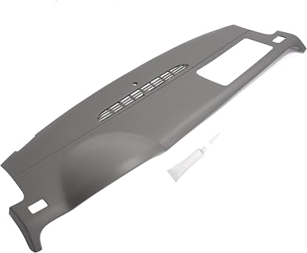 ALMULOO Front Dash Cover Compatible with 2007-2014 Chevy Chevrolet Tahoe Avalanche Suburban Silverado GMC Yukon Sierra Dashboard Cap ABS Grey