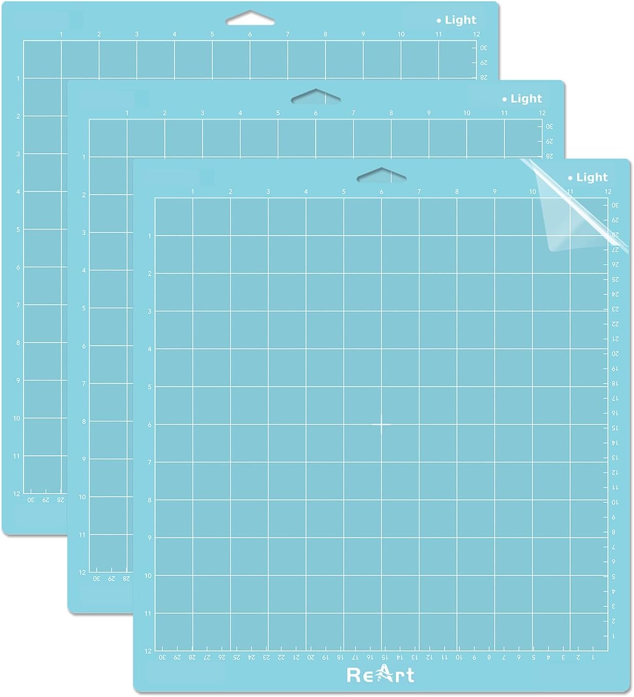 ReArt Light Grip Cutting Mat 12x12 inch 3 Pack