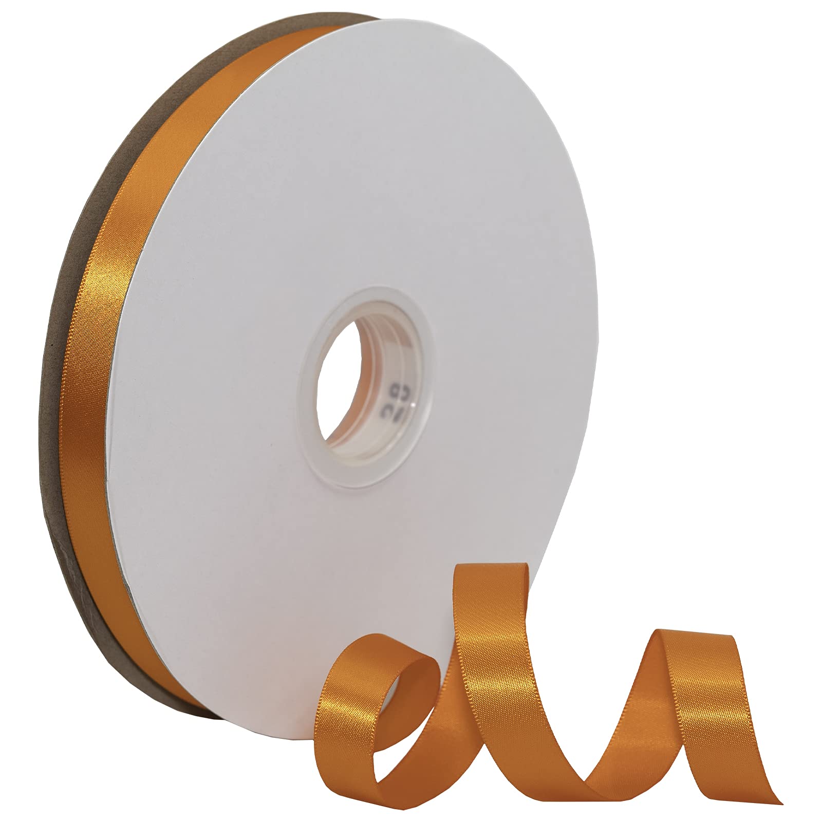 Ruban orange roux robuste Morex Ribbon au maintien parfait des nœuds