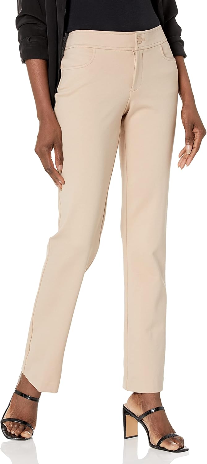 Anne Klein Women's Plus Size Fly Front Bootleg