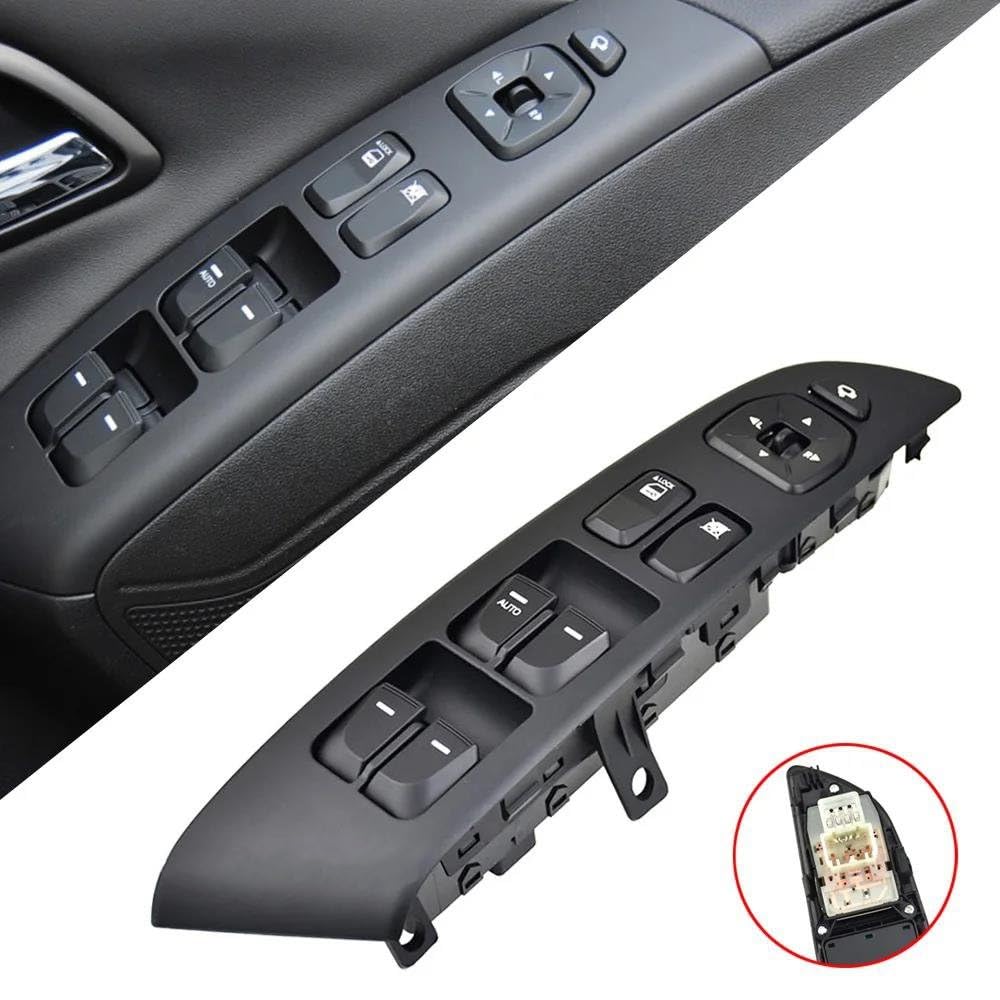 Para Hyundai IX35 2009-2015 Espejo Retrovisor Delantero Izquierdo Panel Plegable Ventana Eléctrica 93570-2S0109P Interruptor Ventana Eléctrica(Auto)