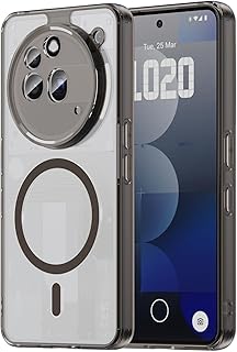 SEAHAI Case for Nothing Phone (3a) Pro with MagSafe Magnet, Ultra Thin Transparent Hard PC Soft Silicone TPU Bumper Shockp…