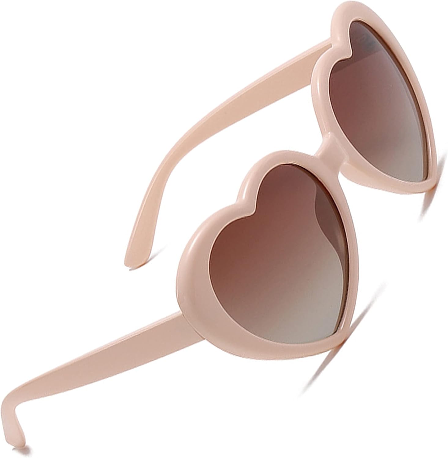 Kursan Black Heart Sunglasses for Women Polarized Lovely Shaped Cute Sun Glasses Shades UV400 - Image 4