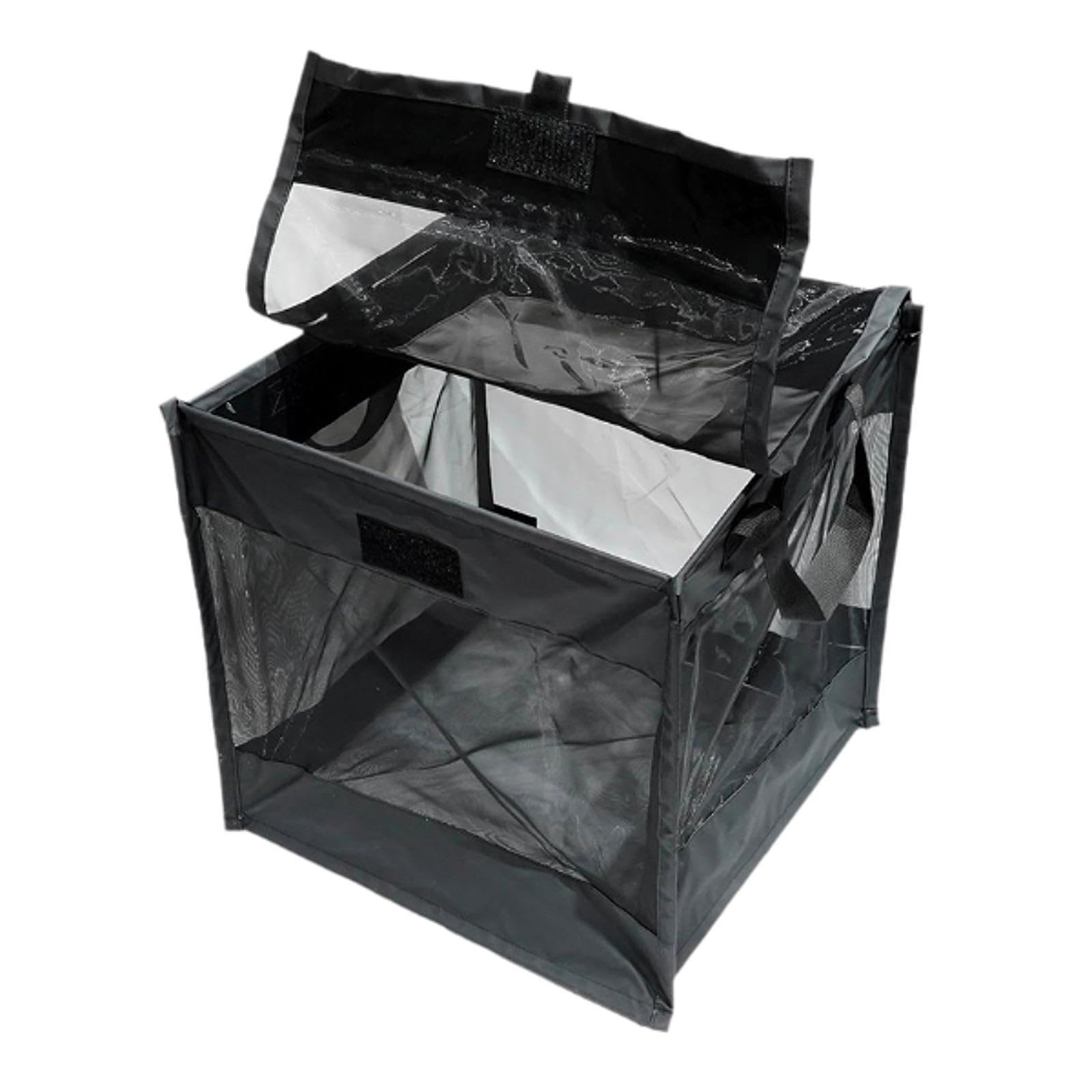 Yiju Camping Trash Bag Mesh Garbage Bag Outdoor Laundry Hamper Lightweight Trash Can Portable for Garden Lawn Kayak Outside