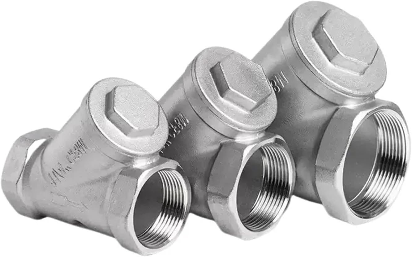 1個 1-1/2インチ BSP メススレッド Yタイプ フィルターバルブ ブースターポンプ