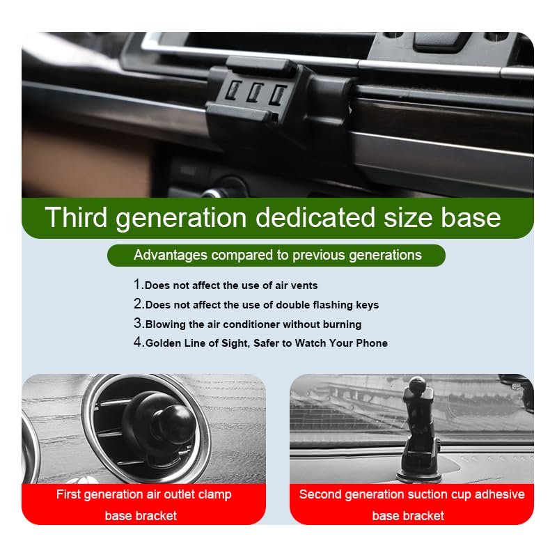 Car Phone Holder for BMW 7 Series Auto Accessories [Only for 2009-2015 7 Series?Not applicable to other cars] [Auto Lock Hands Free Cell Phone Mount Car fits for iPhone & All Smartphones]