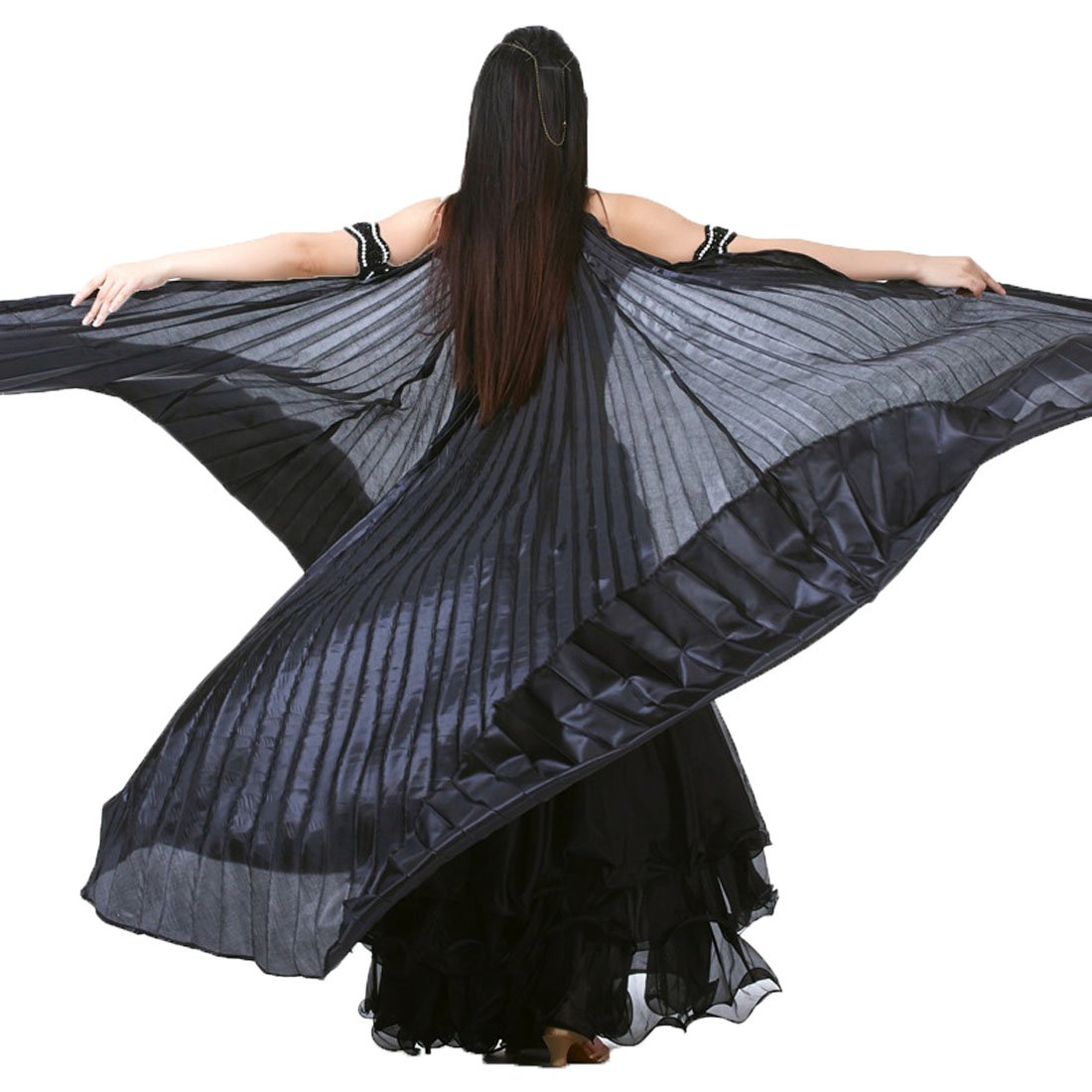 Calcifer – Alas Egipcias De Isis Para Danza Del Vientre – Poliéster – Longitud 300 Cm – Regalo Para Fiestas Y Navidad